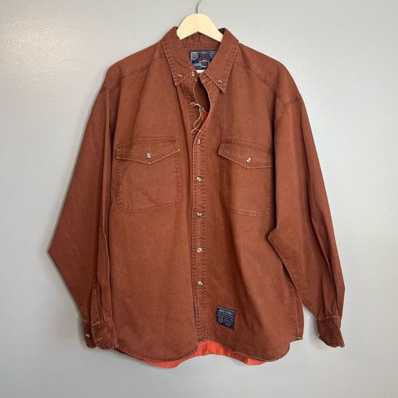 Double Exposure Other - Mens long sleeve work shirt double Exposure button up  chore work